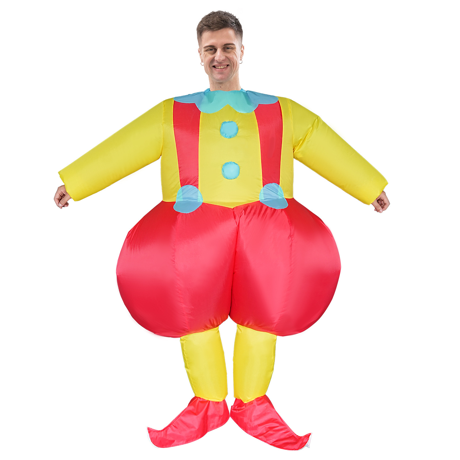 Costumes - Big Bottom Clown Inflatable Costumes Blow