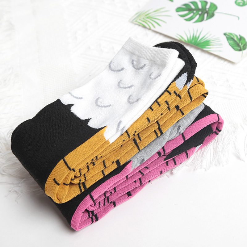 1Pairs Women Print Knee High S - огляд і ціна Funny Chicken Leg Socks