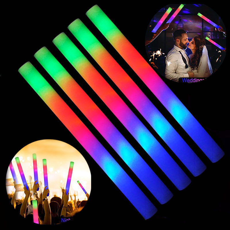 30/60pcs LED Glow Foam Stick F - огляд і ціна Flashing Led Foam Sticks Party