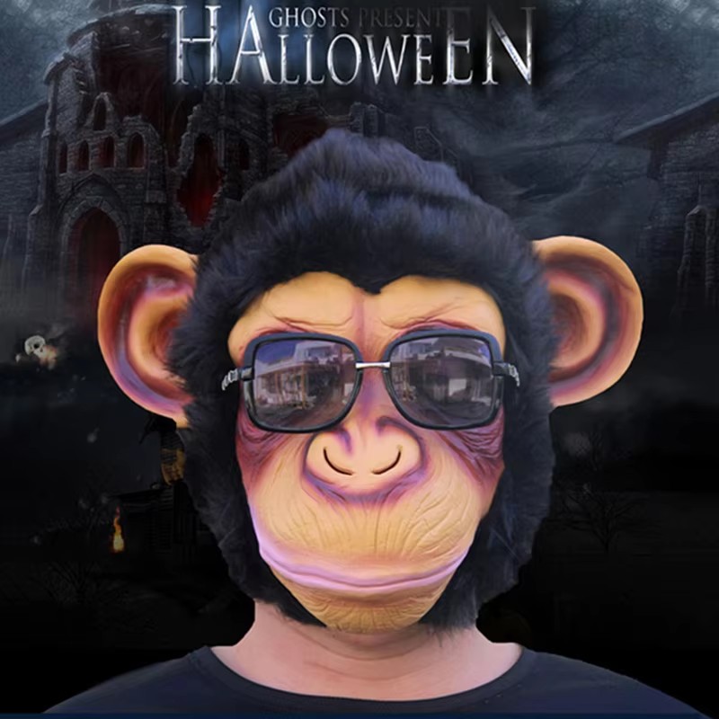 Cute Gorilla Big Ears Monkey M - огляд і ціна Led Purge Mask Halloween