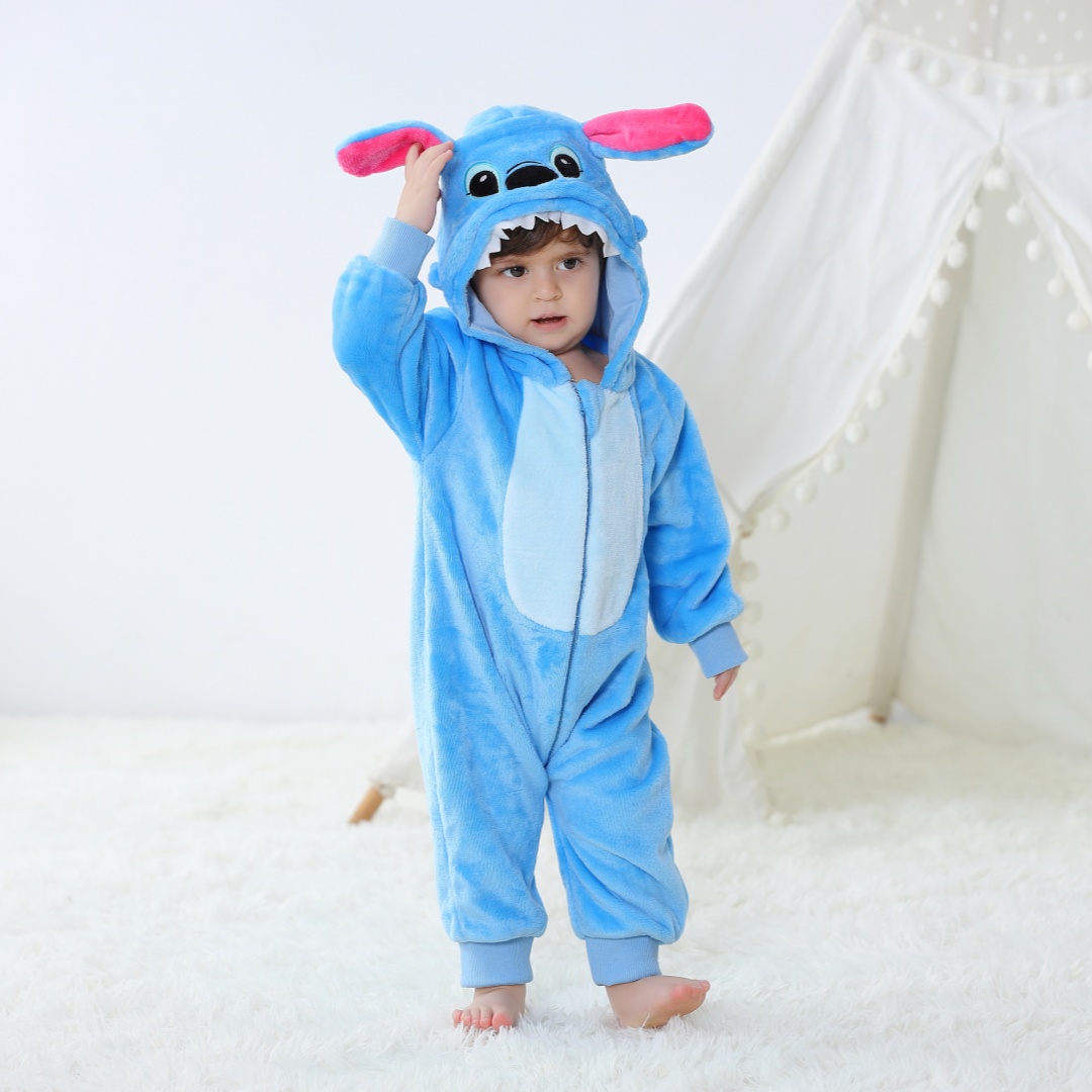 Baby Kigurumi Stitch Cartoon R - огляд і ціна Spiderman Jumpsuit Kids