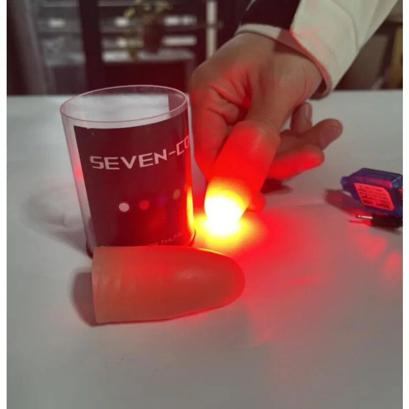 Super Light Seven Colors LED L - огляд і ціна Thumb Tip Magic Trick Set