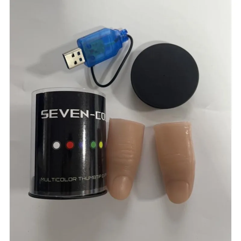 Super Light Seven Colors LED L - огляд і ціна Thumb Tip Magic Trick Set