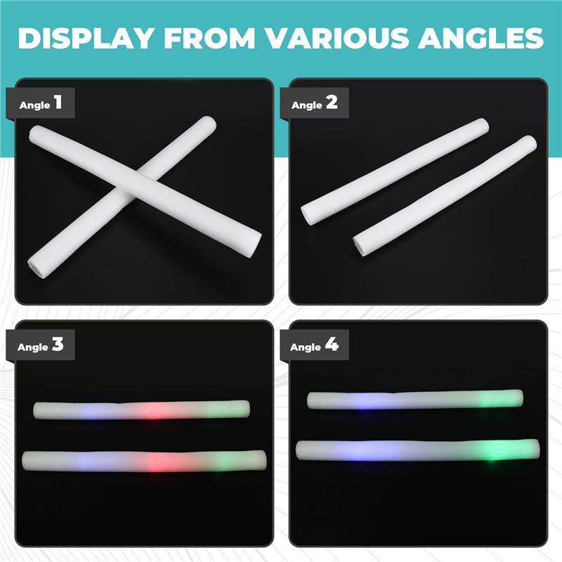 A68P-12Pcs Light Up Foam Stick - огляд і ціна Flashing Led Foam Sticks Party