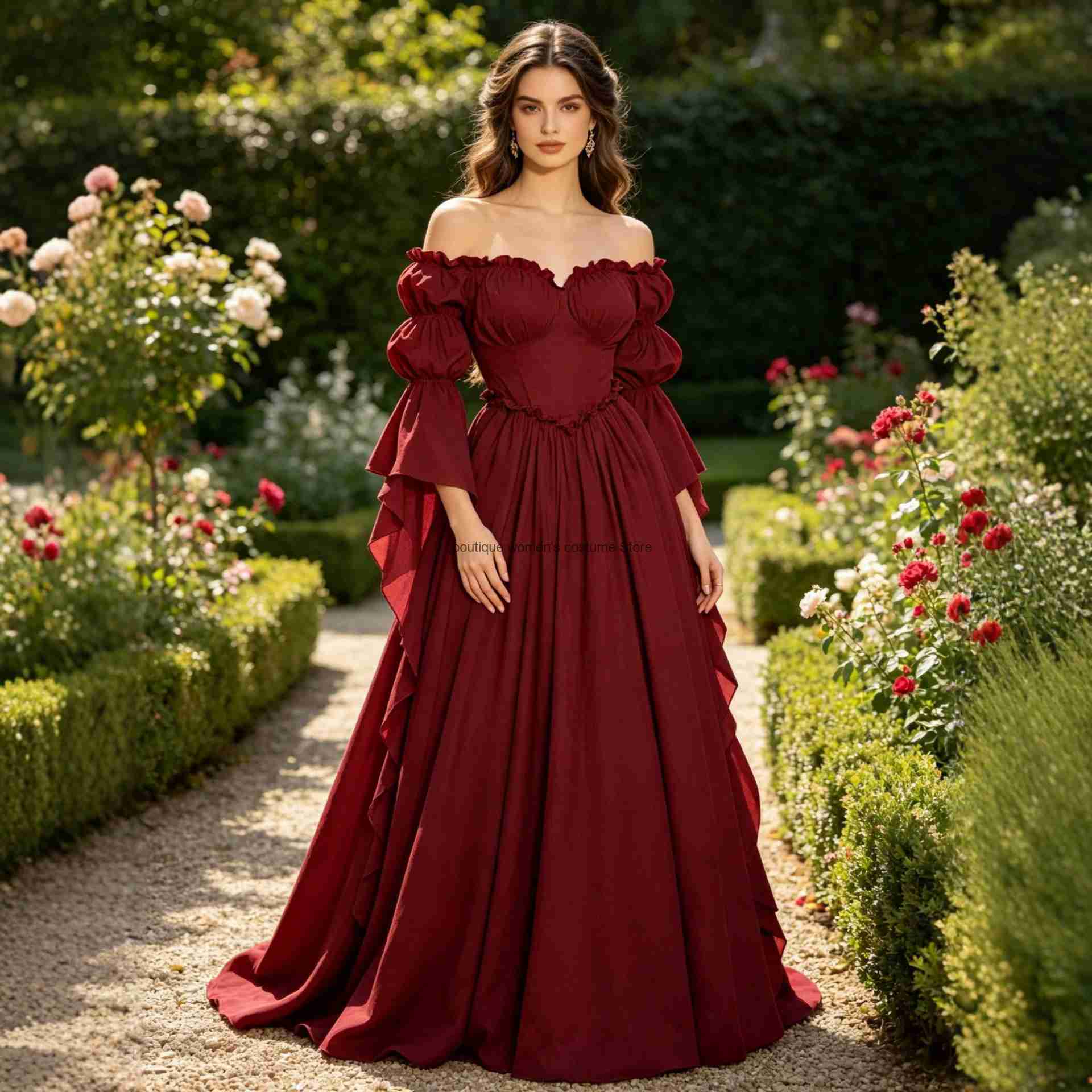 New Medieval Renaissance Gown  - огляд і ціна Medieval Renaissance Dress Women