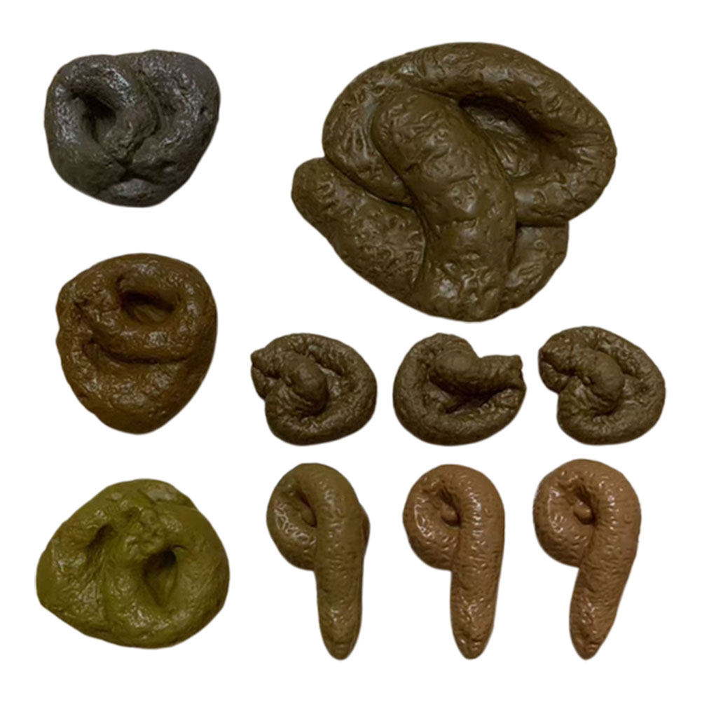 10Pcs Realistic Fake Poop Pran - огляд і ціна Fake Poop Gag Gift
