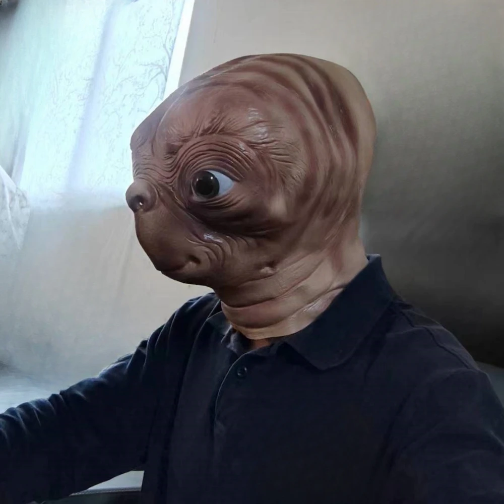 Realistic ET Alien Latex Mask  - огляд і ціна Latex Alien Mask Realistic
