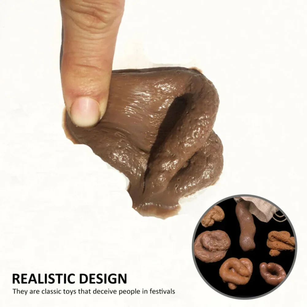 6pcs Realistic Fake Dog Poop P - огляд і ціна Fake Poop Gag Gift