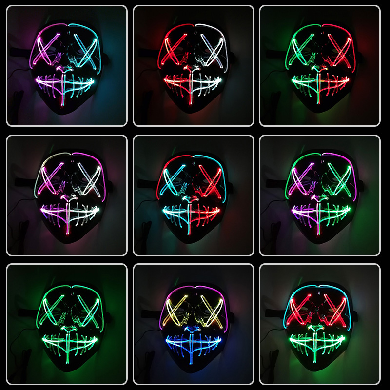 Gesture Control LED Mask Lumin - огляд і ціна Led Purge Mask Halloween