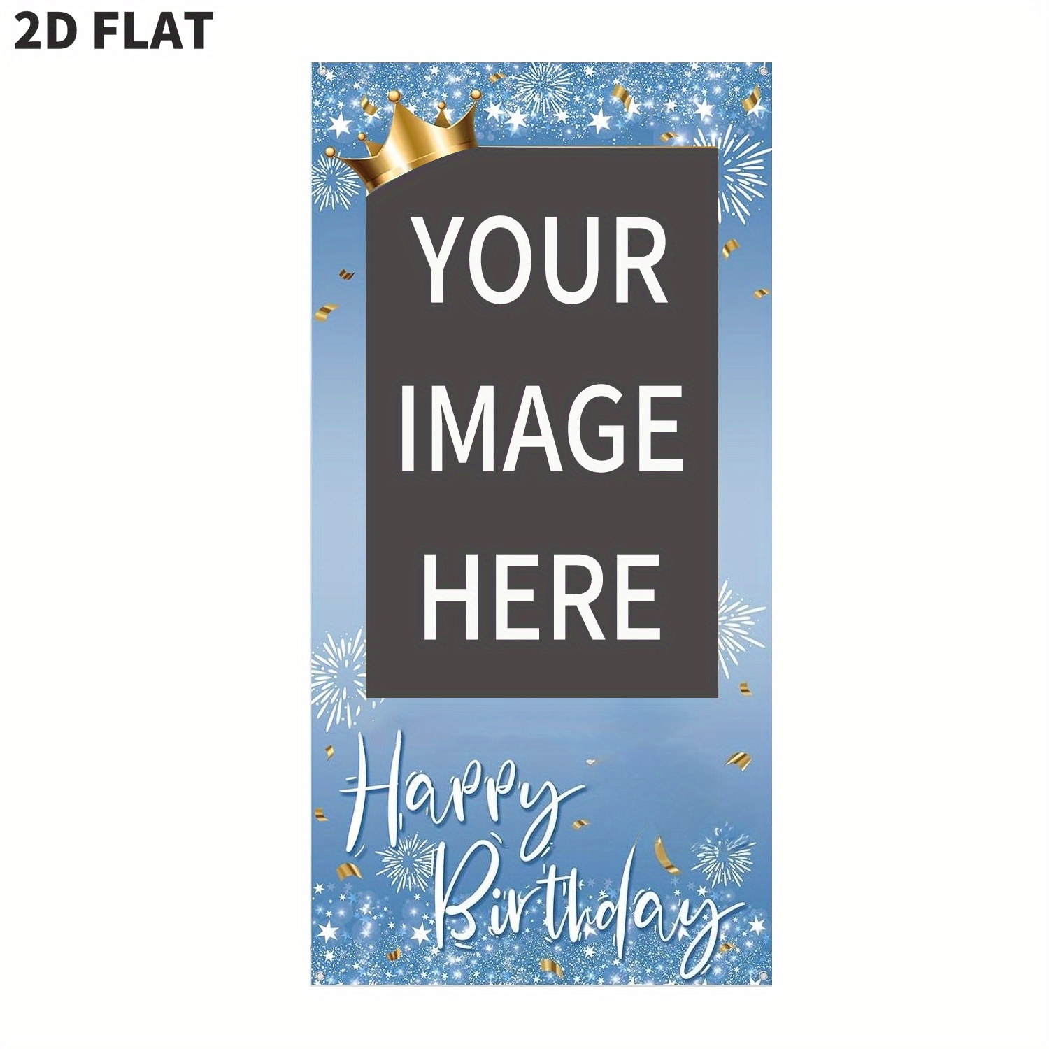 Custom Blue Color Happy Birthd - огляд і ціна Party Supplies