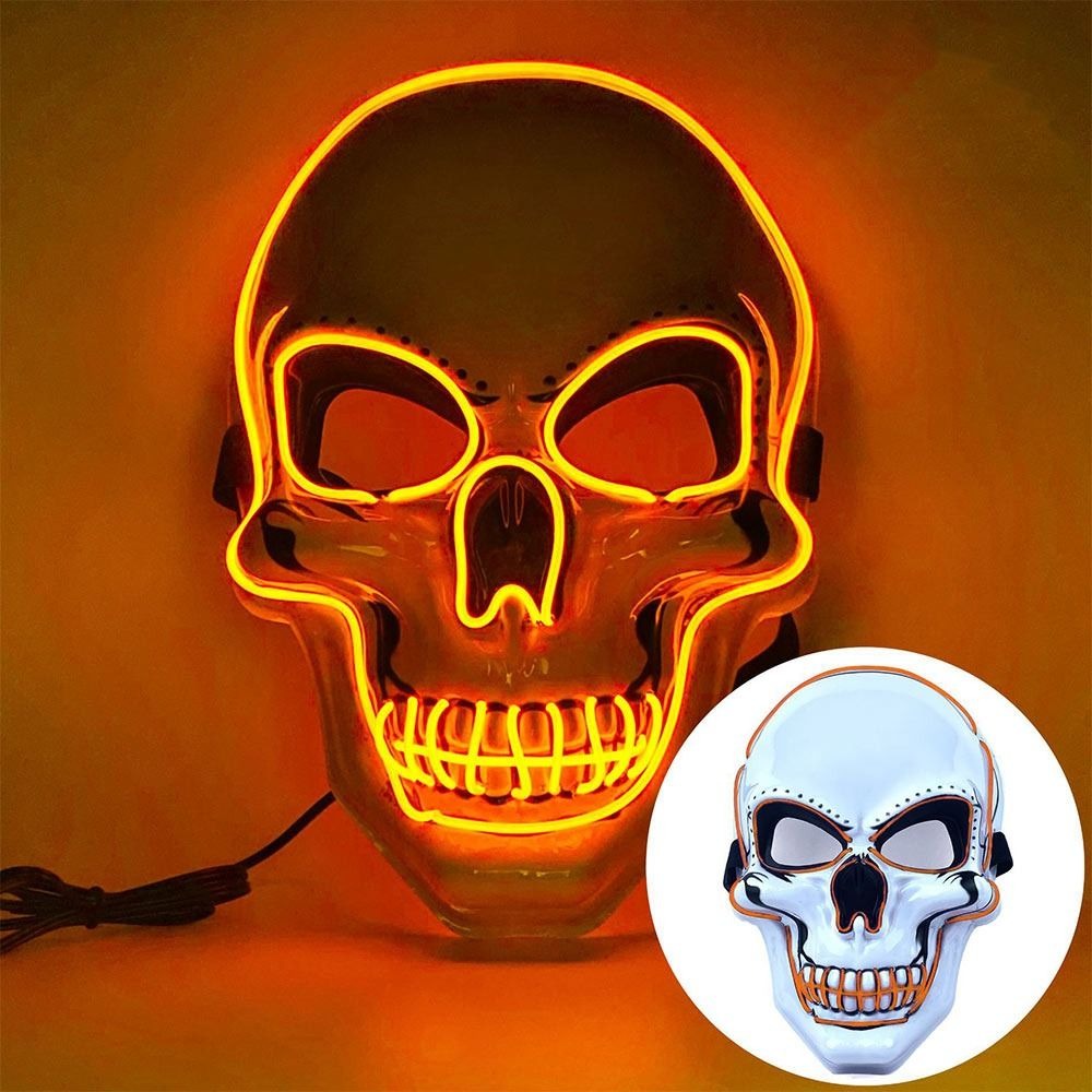 Fashion Horror Halloween Skull - огляд і ціна Led Purge Mask Halloween