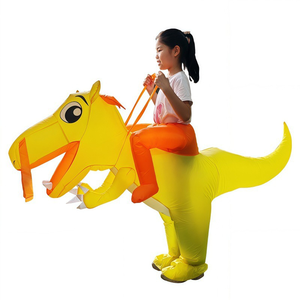 Child Riding Dinosaur Inflatab - огляд і ціна Inflatable Dinosaur Costume Adult