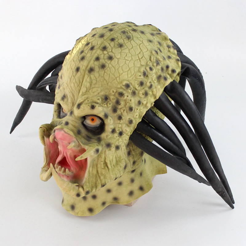 Realistic Predator Full Head M - огляд і ціна Latex Alien Mask Realistic