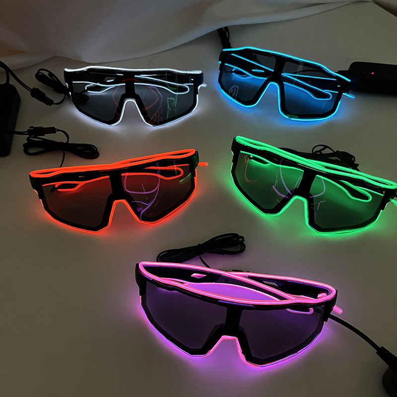 Cool Windproof LED Flashing Gl - огляд і ціна Glow In The Dark Party Glasses