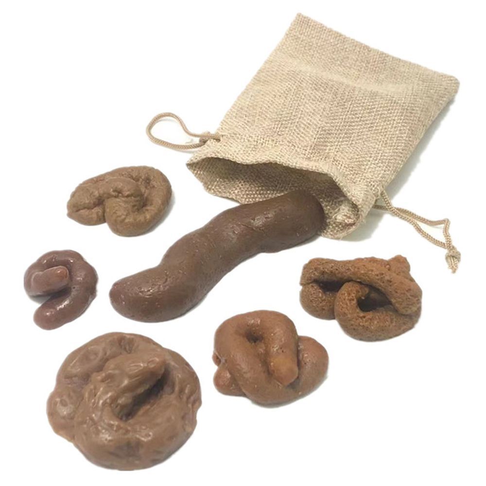 6Pcs Turd Antistress Fool's Ho - огляд і ціна Fake Poop Gag Gift