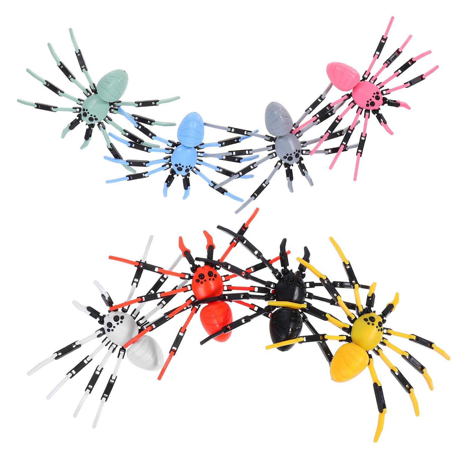 8Pcs Spider Movable Joint Flex - огляд і ціна Prank Toys