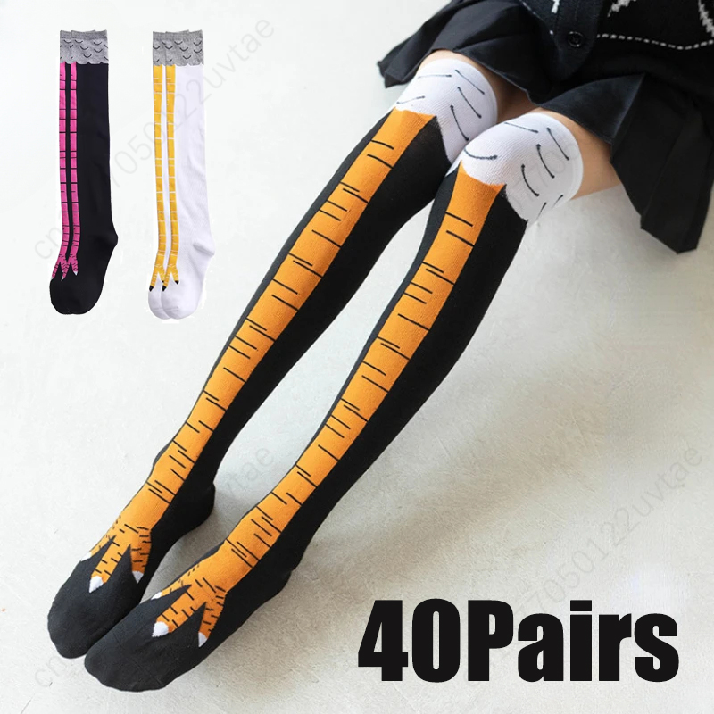 40Pairs 3D Funny Chicken Claw  - огляд і ціна Funny Chicken Leg Socks