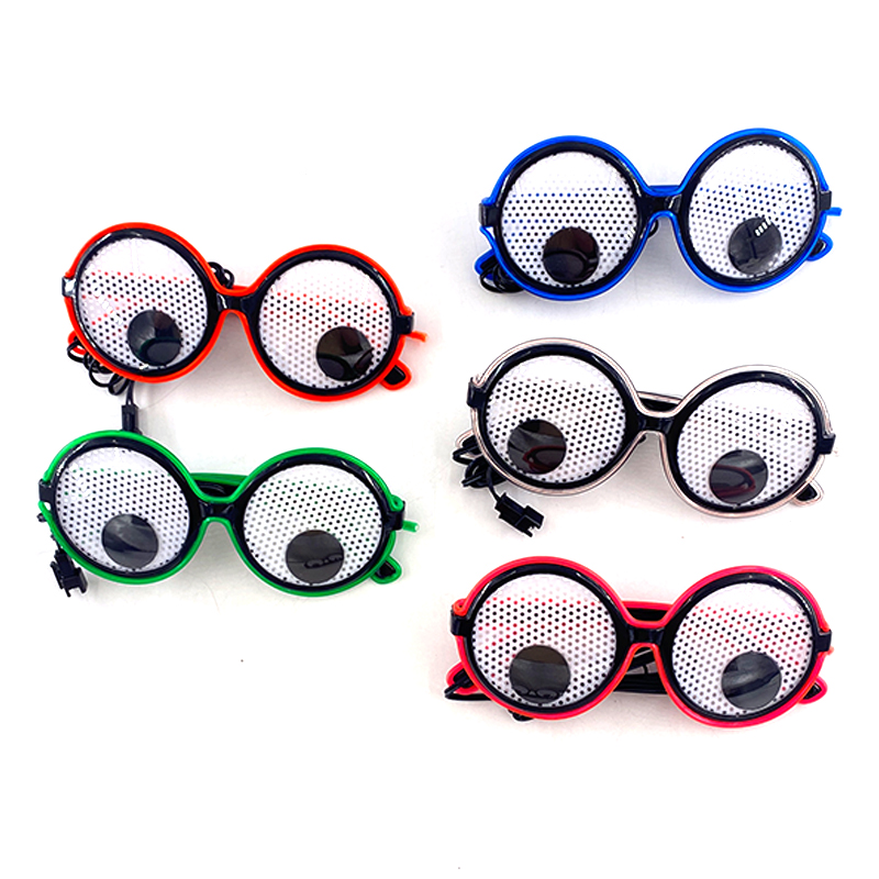 LED Lovely Eyeball Movable Gla - огляд і ціна Glow In The Dark Party Glasses