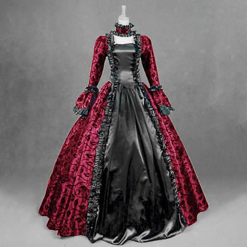 Women Vintage Exquisite Dress  - огляд і ціна Medieval Renaissance Dress Women