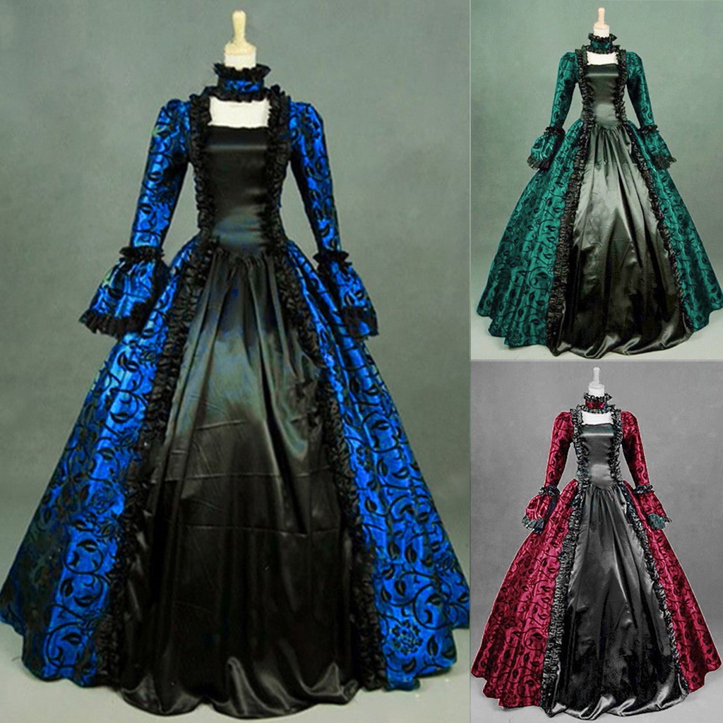 Women Vintage Exquisite Dress  - огляд і ціна Medieval Renaissance Dress Women