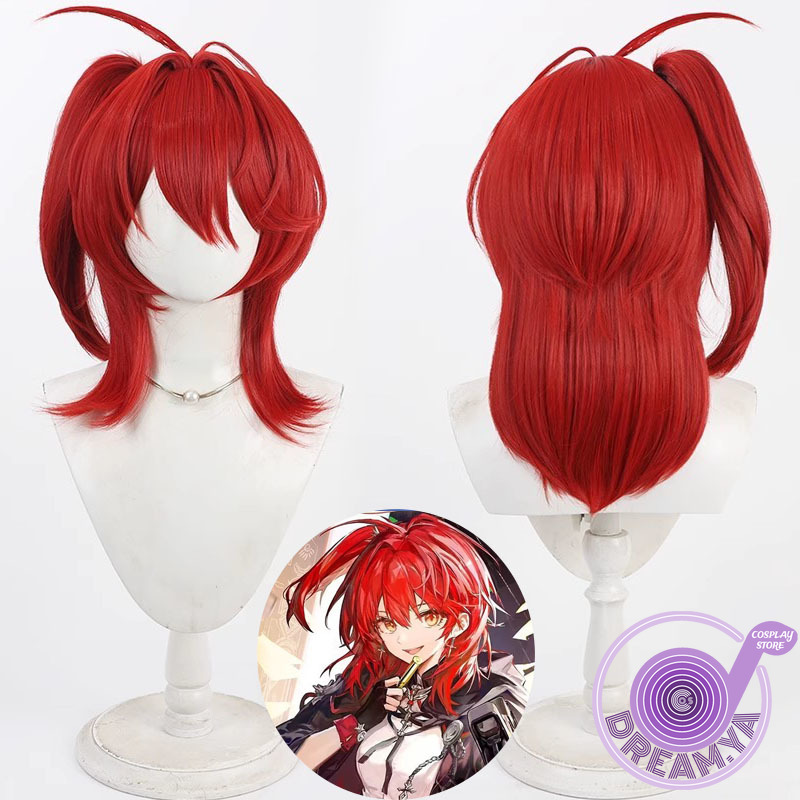 Exusiai The New Covenant Cospl - огляд і ціна Anime Cosplay Wig Heat Resistant