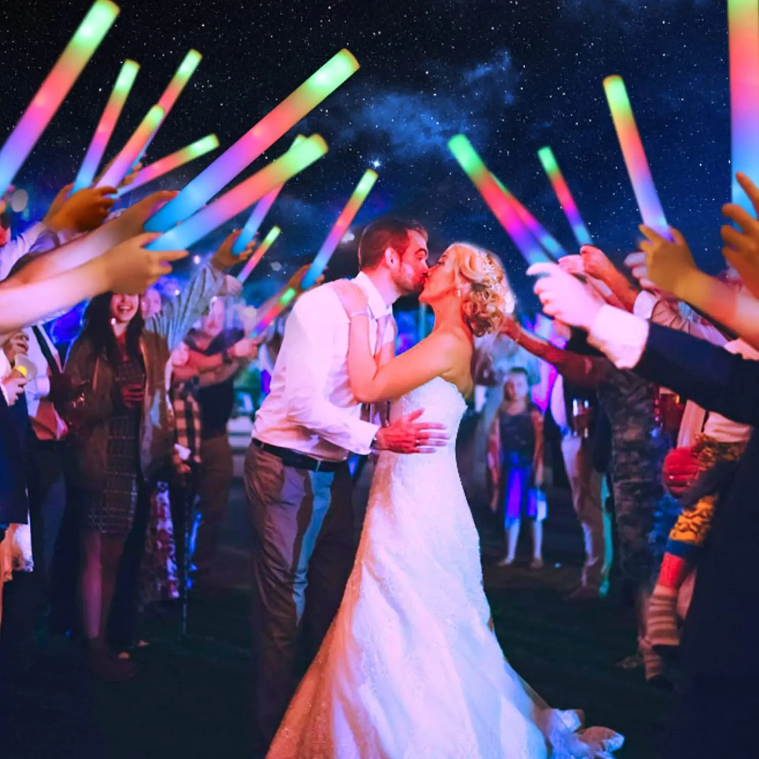 LED Glow Sticks Glow Foam Stic - огляд і ціна Flashing Led Foam Sticks Party