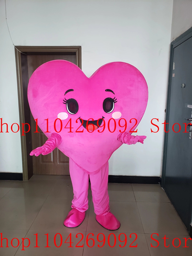 Lovely Pink Heart Mascot Costu - огляд і ціна Costumes