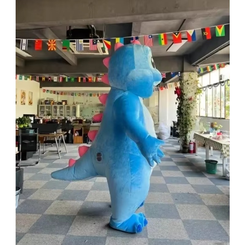 2m/2.6m Inflatable Blue Dragon - огляд і ціна Inflatable Dinosaur Costume Adult