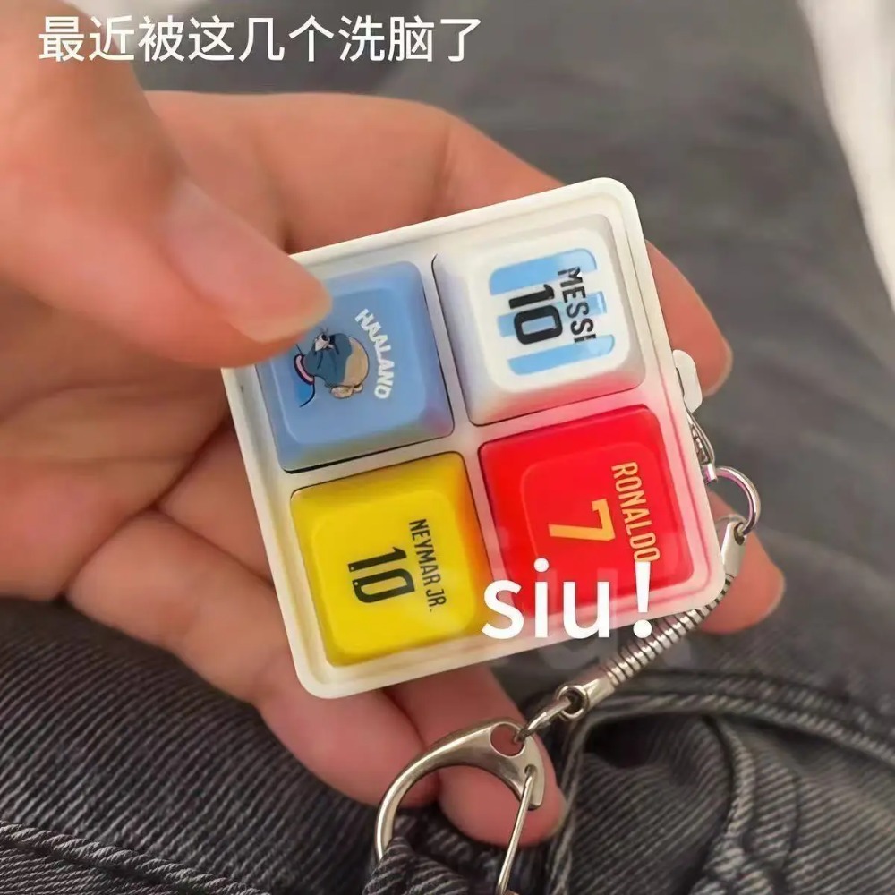 Haaland Fun Button Keychain So - огляд і ціна Prank Toys