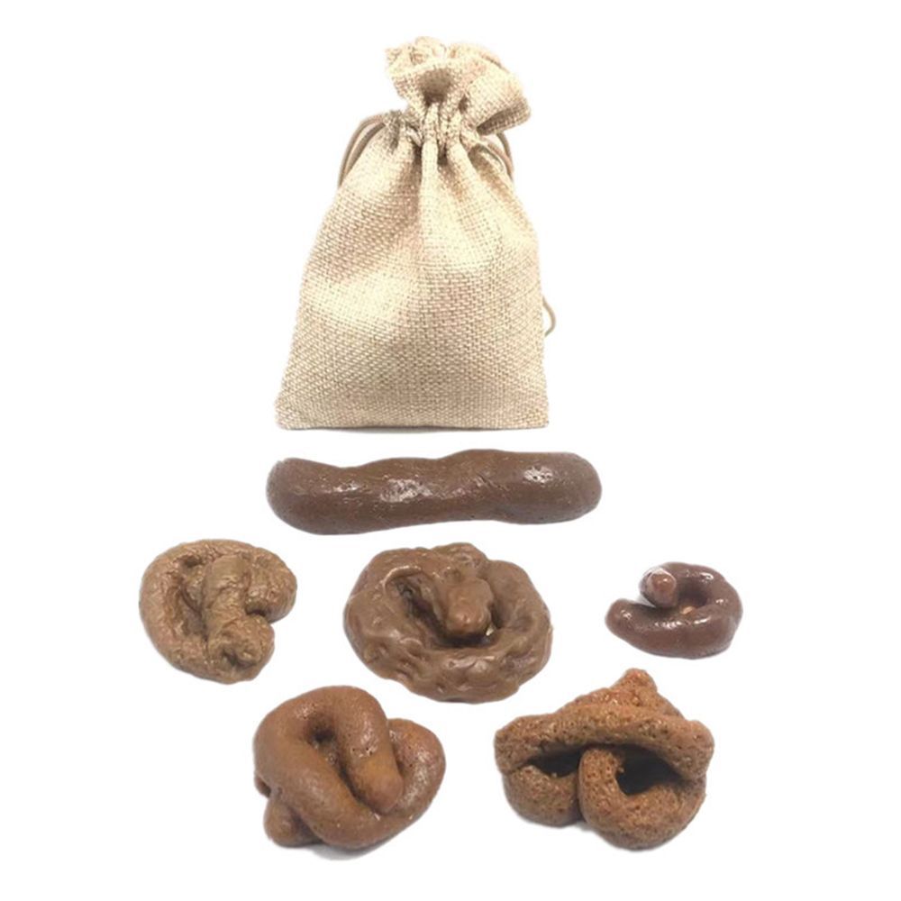 6Pcs Joke Tricky Toys Gadget S - огляд і ціна Fake Poop Gag Gift