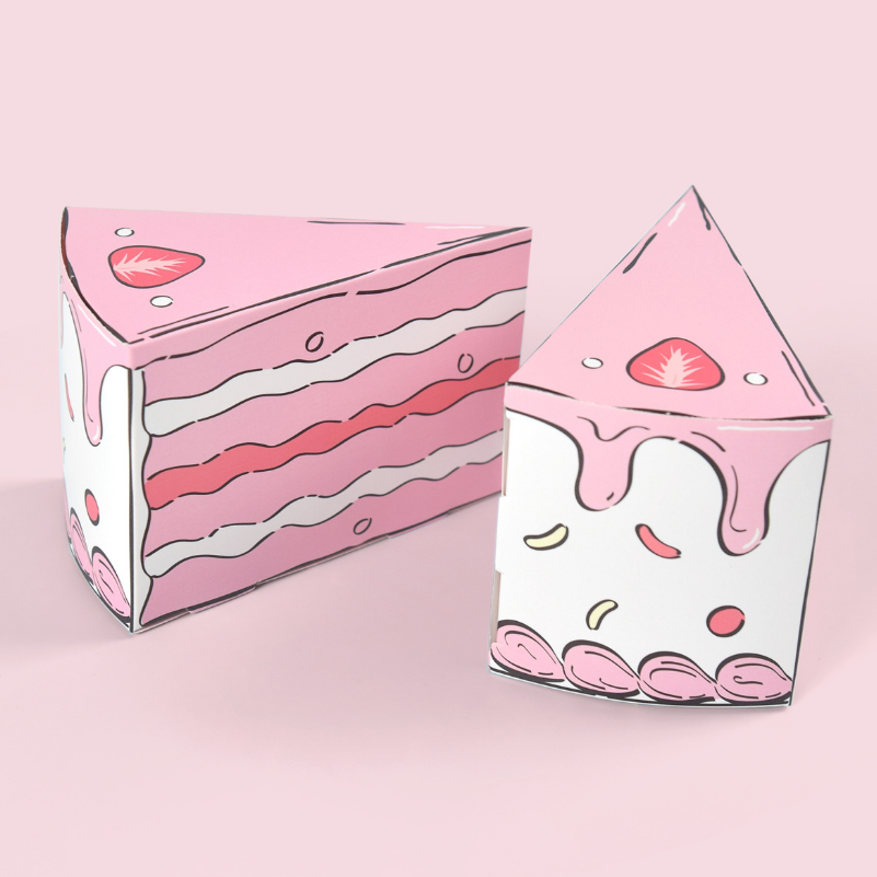 Triangular Cake Shaped Paper G - огляд і ціна Party Supplies