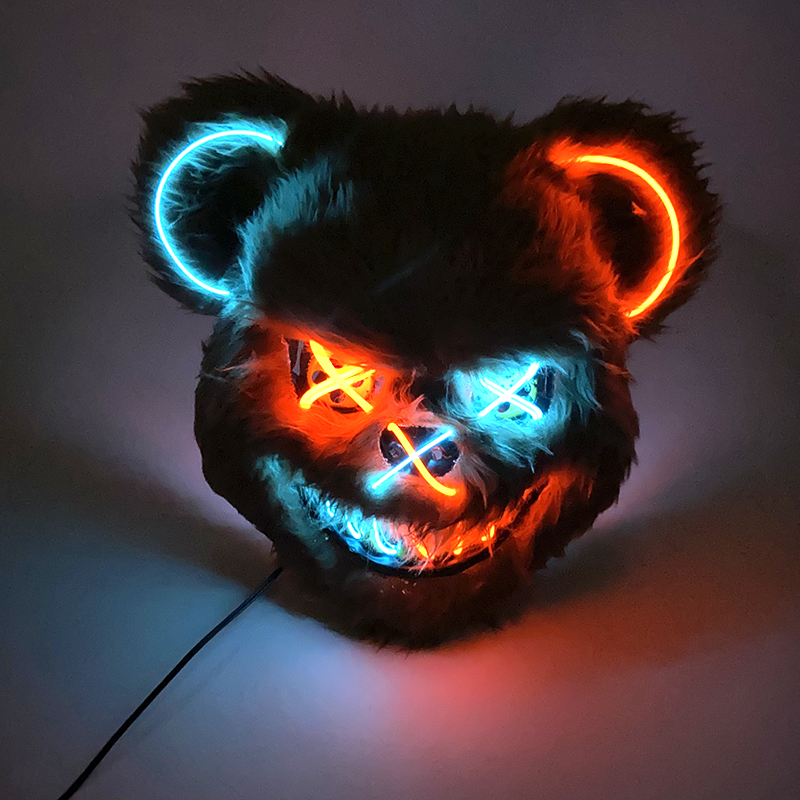 Halloween Light Up Horror Anim - огляд і ціна Led Purge Mask Halloween