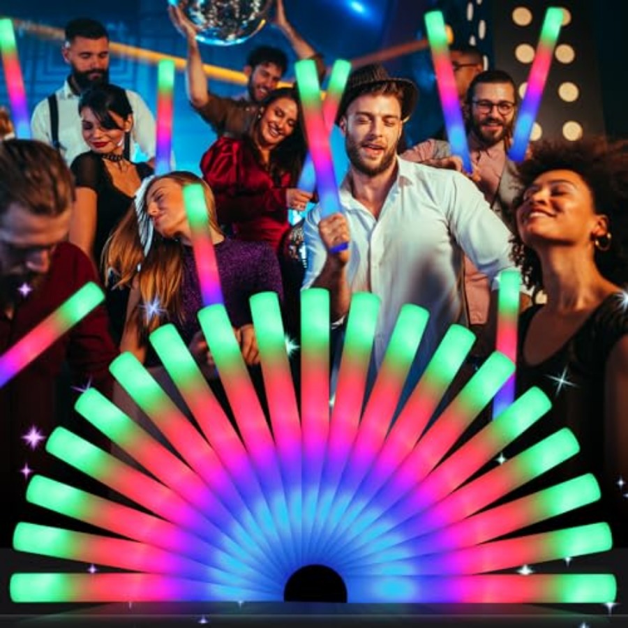 Pack Foam Glow Sticks, Bulk LE - огляд і ціна Flashing Led Foam Sticks Party
