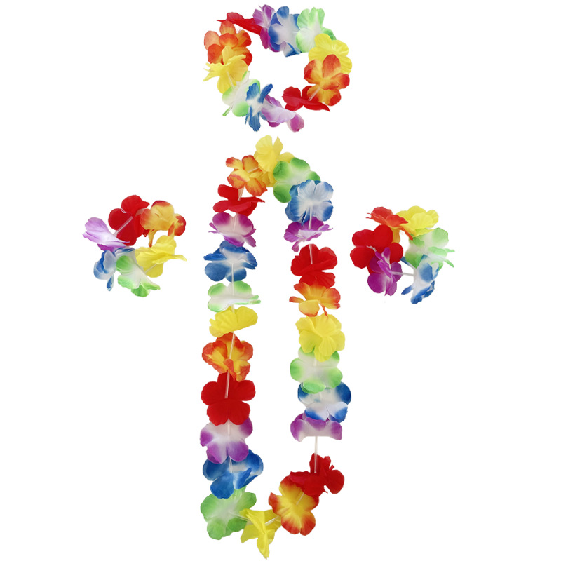 105cm Hawaiian Flower Leis Gar - огляд і ціна Glow In The Dark Party Glasses