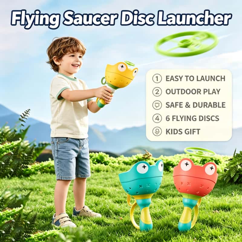 Flying Saucer Disc Launcher Ki - огляд і ціна Novelty Gifts