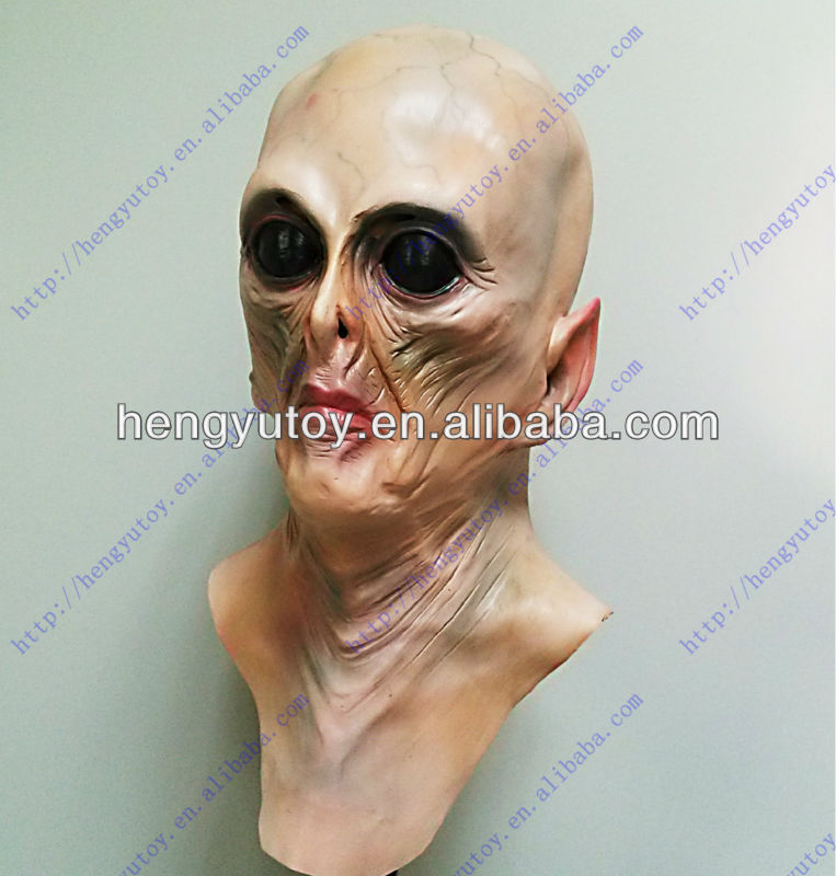 Deluxe Alien Mask Realistic La - огляд і ціна Latex Alien Mask Realistic