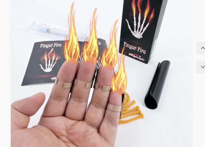 4Pcs/set Finger Fire Magic Tri - огляд і ціна Thumb Tip Magic Trick Set