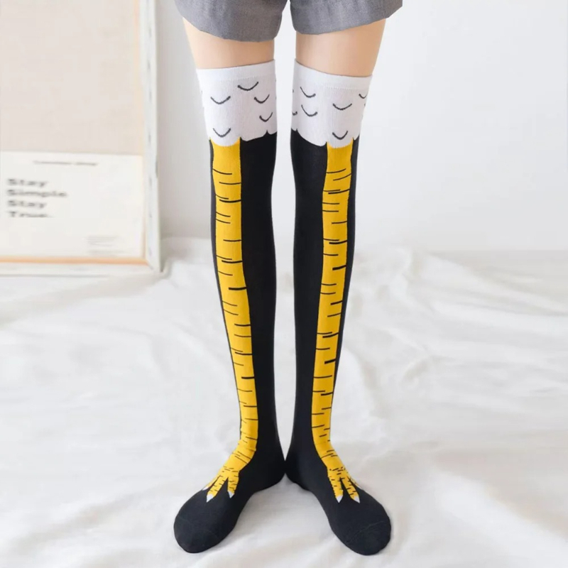 Chicken Paws Feet Long Socks W - огляд і ціна Funny Chicken Leg Socks