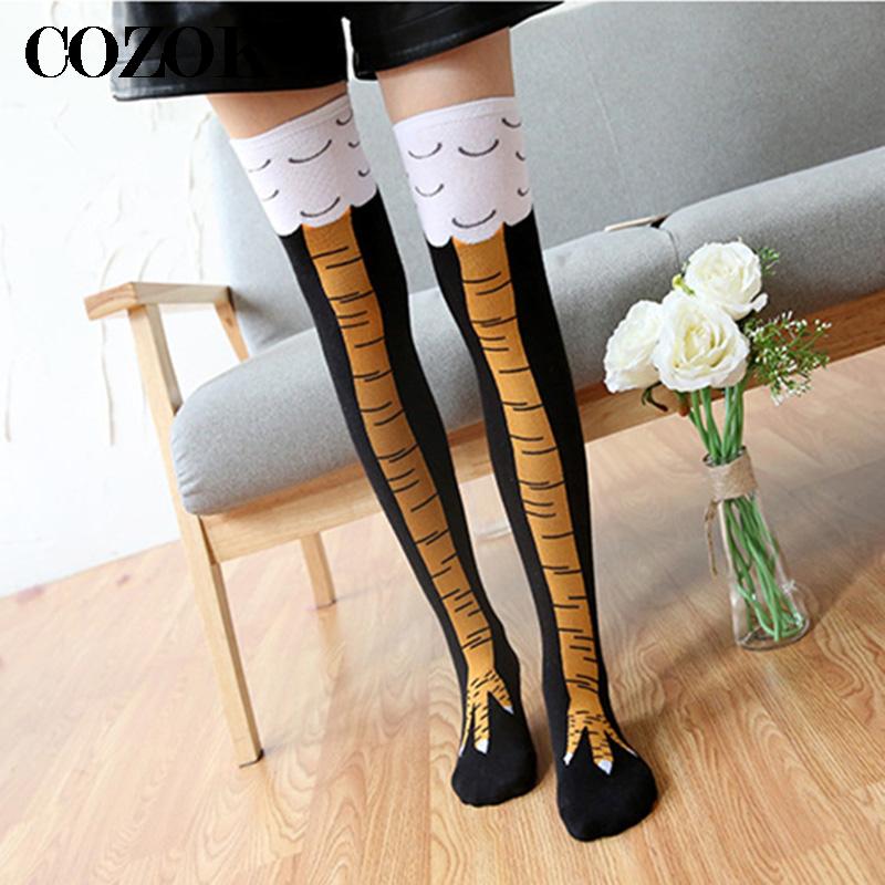 High Quality Womens Crazy Funn - огляд і ціна Funny Chicken Leg Socks